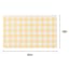 Homespun Easter Royal Yellow Buffalo Plaid Kitchen Mat, 18x30
