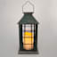 Honeybloom Verdigris Outdoor Solar Lantern, 11"