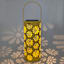 Sunny Club Yellow Flower Outdoor Lantern, 10"