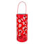 Sunny Club Red Flower Outdoor Lantern, 10"