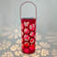Sunny Club Red Flower Outdoor Lantern, 10"