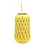 Yellow Geometric Cutout Outdoor Lantern, 7"