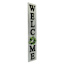 Galvanized Metal Welcome Outdoor Wall Sign, 55"