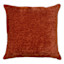 Reese Rust Chenille Throw Pillow, 18"
