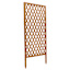 Natural Wooden Diamond Patterned Garden Trellis, 60"