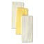 Set of 3 Yellow Lakewood Reverse Terry Cotton Kitchen Towels