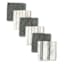 Set of 4 Gray Lakewood Reversible Terry Dish Cloths