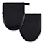 Set of 2 Black Silicone Mini Mitts