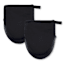Set of 2 Black Silicone Mini Mitts