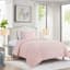 Tiny Dreamers 2-Piece Pink Washed Pinsonic Quilt Set, Twin/Twin XL