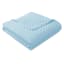 Tiny Dreamers 2-Piece Light Blue Washed Pinsonic Quilt Set, Twin/Twin XL