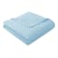 Tiny Dreamers 3-Piece Light Blue Washed Pinsonic Quilt Set, Full/Queen