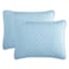 Tiny Dreamers 3-Piece Light Blue Washed Pinsonic Quilt Set, Full/Queen