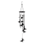 Black Butterfly Wind Chime, 21"