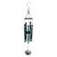 Dark Green Metal Wind Chime, 28"