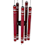 Red Metal Wind Chime, 28"