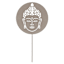 Found & Fable Metal Buddha Plant Yard Pick, 12"