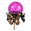 Light Purple Outdoor Solar Butterfly Figurine, 6"