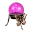 Light Purple Outdoor Solar Butterfly Figurine, 6"
