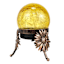 Light Yellow Outdoor Solar Butterfly Figurine, 6"