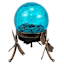Light Blue Outdoor Solar Butterfly Figurine, 6"