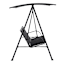2-Person Sling Patio Swing, Black