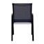 Stackable Sling Patio Chair, Navy Blue