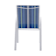 Stackable Sling Patio Chair, Ocean Stripe