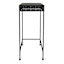 Black Metal Square Plant Stand, Large