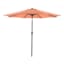 Terracotta Crank & Tilt Round Patio Umbrella, 9'
