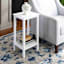 Paxton Wooden Accent Table, White