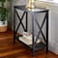 Alexander Wooden Console Table, Black