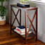Alexander Wooden Console Table, Walnut Finish