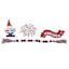 Patriotic Decor, 9"