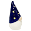 Blue Ceramic Gnome, 5.5"