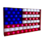 Homespun Patriotic LED Flag, 24"