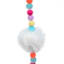 Bunny Brights White Pom-Pom Ball Garland, 72"