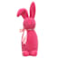 Bunny Brights Pink Flocked Standing Bunny, 16"