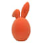 Bunny Brights Orange Flocked Easter Bunny Head, 16"