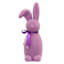 Bunny Brights Purple Flocked Standing Bunny, 16"