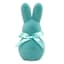 Bunny Brights Blue Flocked Bunny, 5.5"