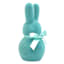 Bunny Brights Blue Flocked Bunny, 5.5"
