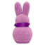 Bunny Brights Purple Flocked Easter Bunny, 5.5"