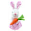 Homespun Easter Pink Bunny Pick, 12"