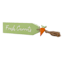 Homespun Easter Green Carrots Sign, 14"