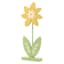 Homespun Easter Yellow Flower Decor, 12"