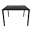 Grammercy Square Patio Dining Table, Black