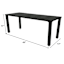 Grammercy Patio Bench, Black
