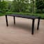 Grammercy Patio Bench, Black