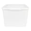 White Storage Tote, 52l